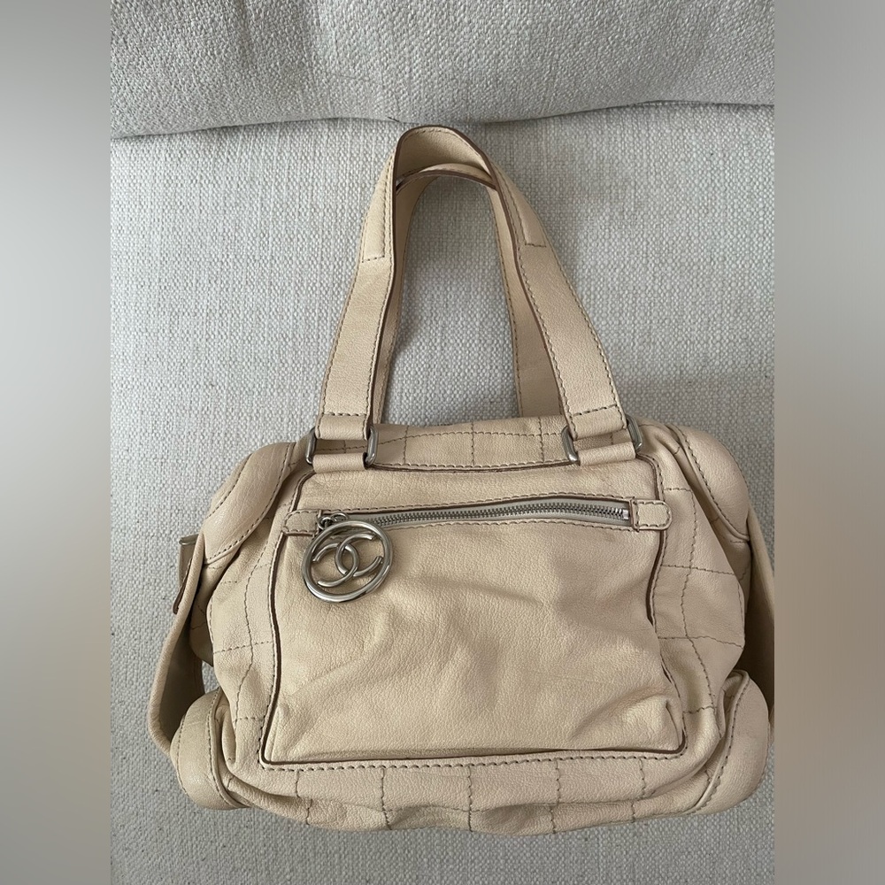 Chanel Bowlers Leather Handbag